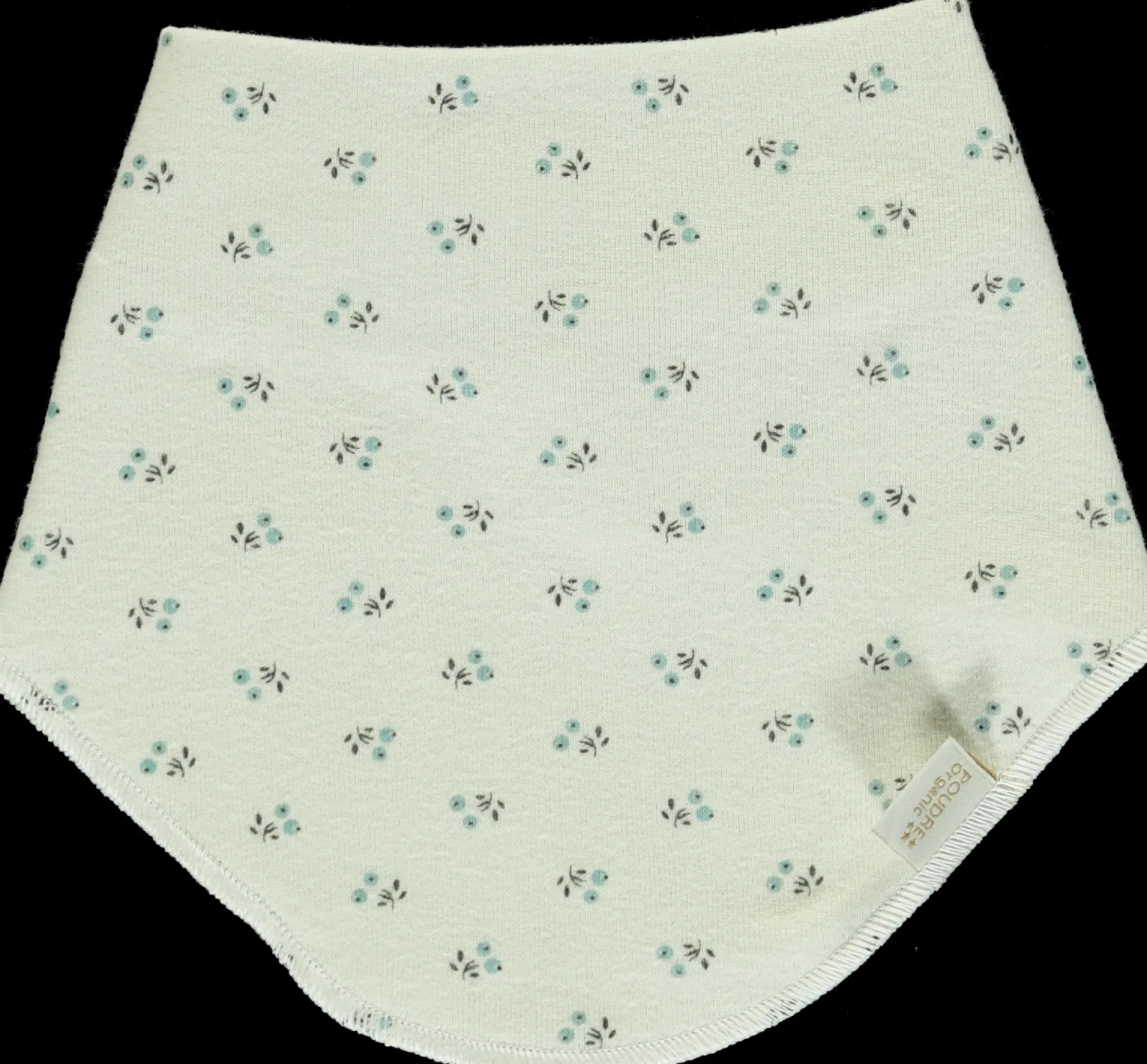 Poudre Organic Bavoirs | BAVOIR BANDANA ASPERULE Hors Saison Blue Surf Hors-Saison-Blue-Surf