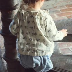 Poudre Organic Bloomers & Shorts | BLOOMER VERVEINE VELOURS CÔTELÉ Blue Fog BlueFog