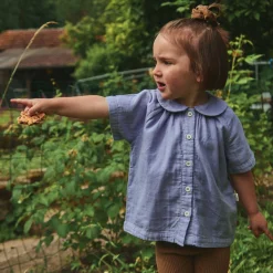 Poudre Organic Blouses & Chemises | BLOUSE ANCOLIE Lavender Aura LavenderAura