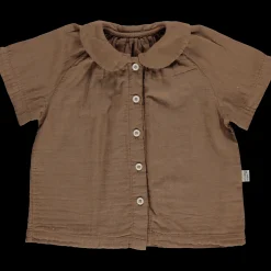 Poudre Organic Blouses & Chemises | Blouses & Chemises | BLOUSE ANCOLIE Toffee