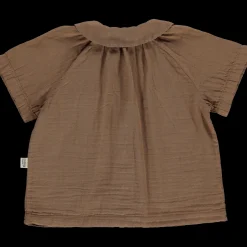 Poudre Organic Blouses & Chemises | Blouses & Chemises | BLOUSE ANCOLIE Toffee