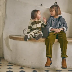 Poudre Organic Blouses & Chemises | BLOUSE ARONIE Rayures Iron Gate RayuresIronGate