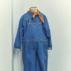 Poudre Organic Blouses & Chemises | BLOUSE BELLADONE Denim Blue Denim-Blue