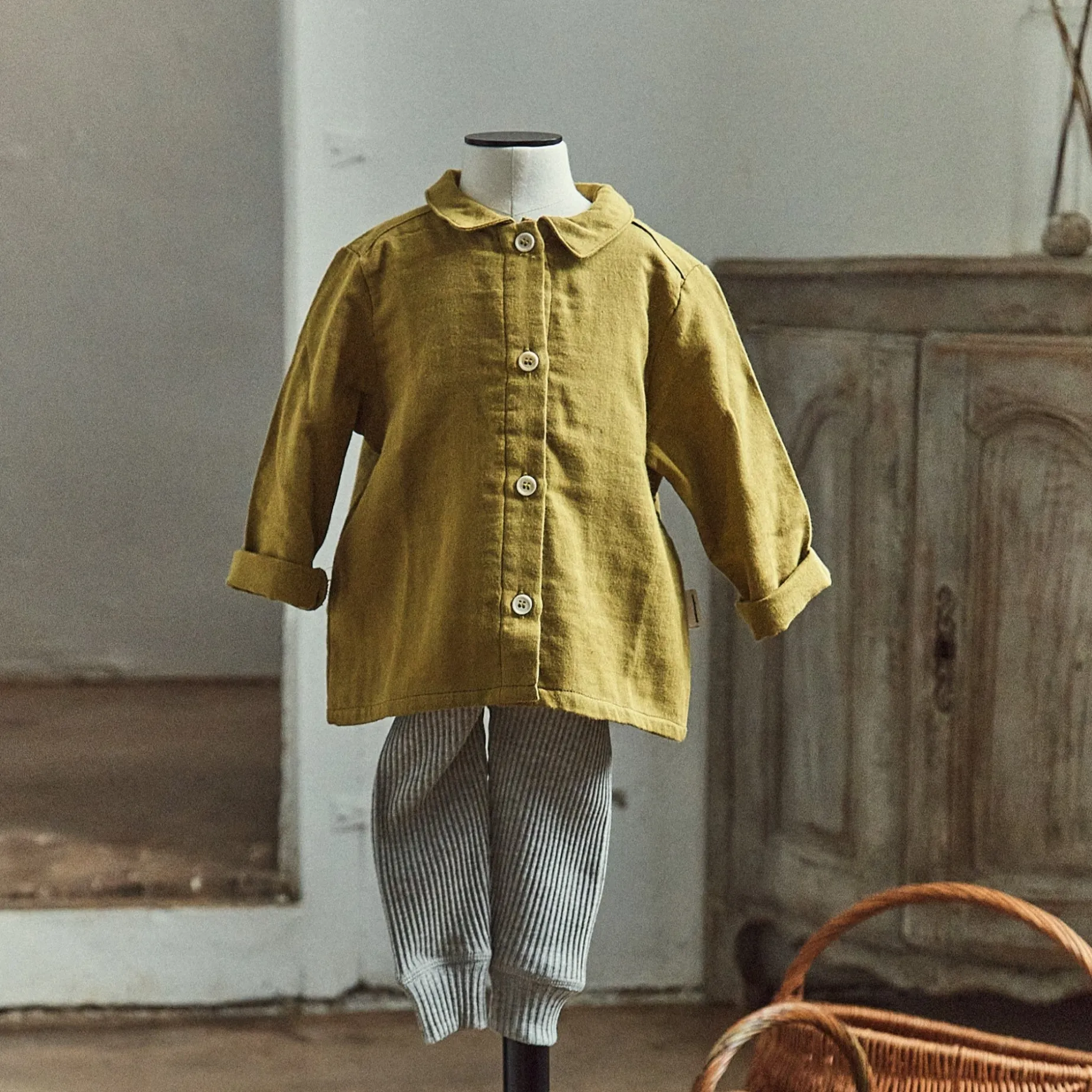 Poudre Organic Blouses & Chemises | Blouses & Chemises | BLOUSE BELLADONE Green Moss GreenMoss