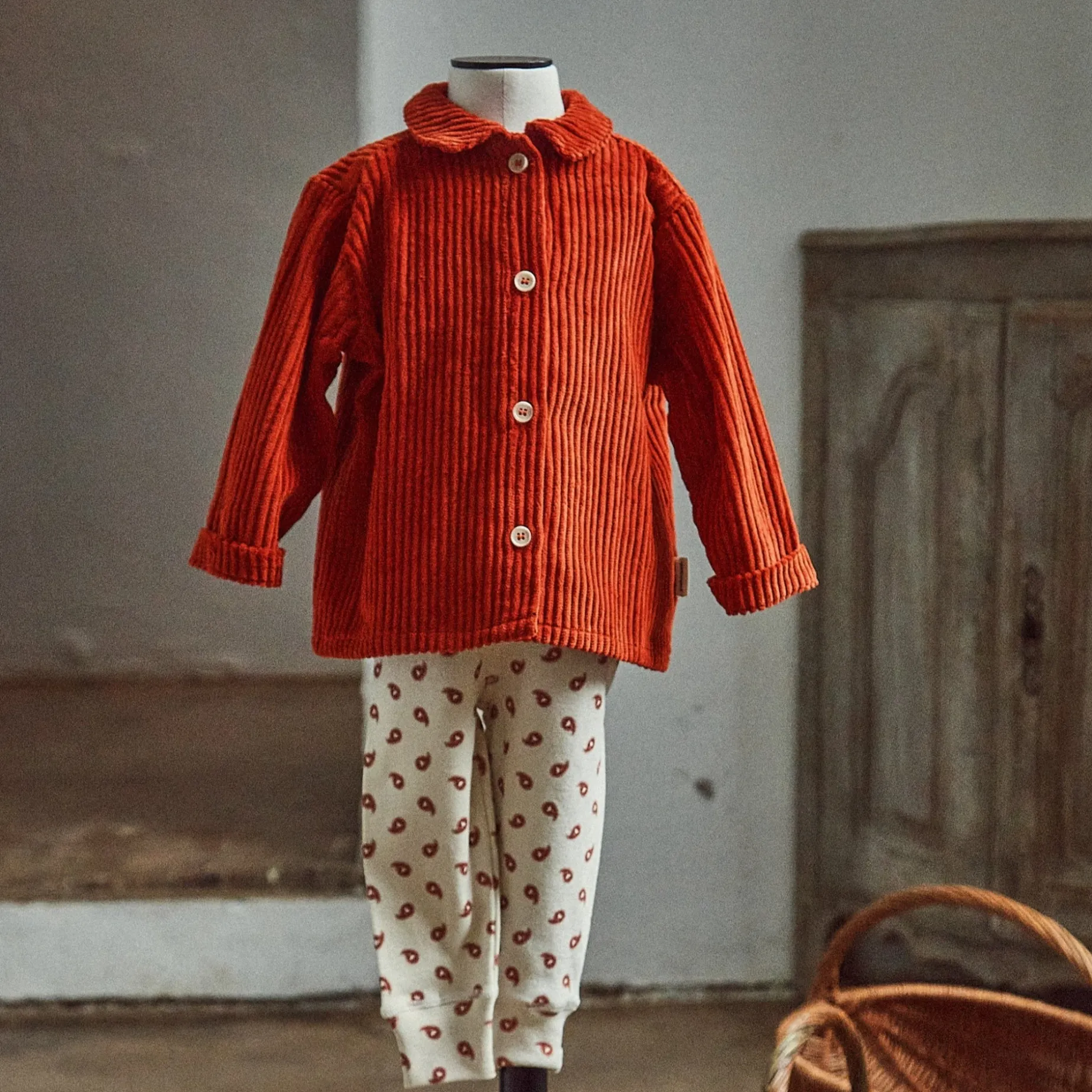 Poudre Organic Blouses & Chemises | Blouses & Chemises | BLOUSE BELLADONE VELOURS CÔTELÉ Rooïbos Tea RooïbosTea