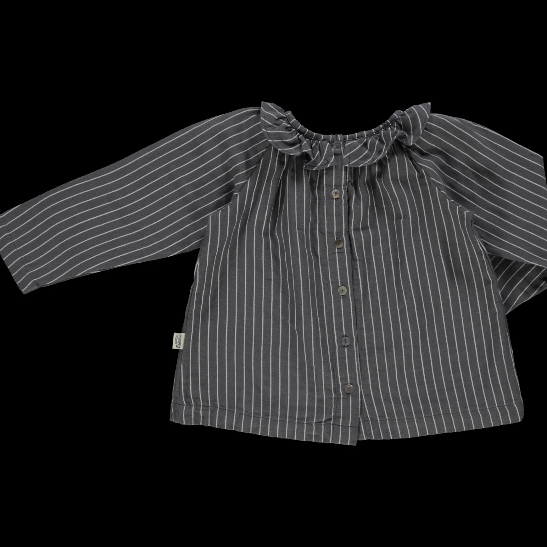 Poudre Organic Blouses & Chemises | BLOUSE CHARME Rayures Iron Gate RayuresIronGate