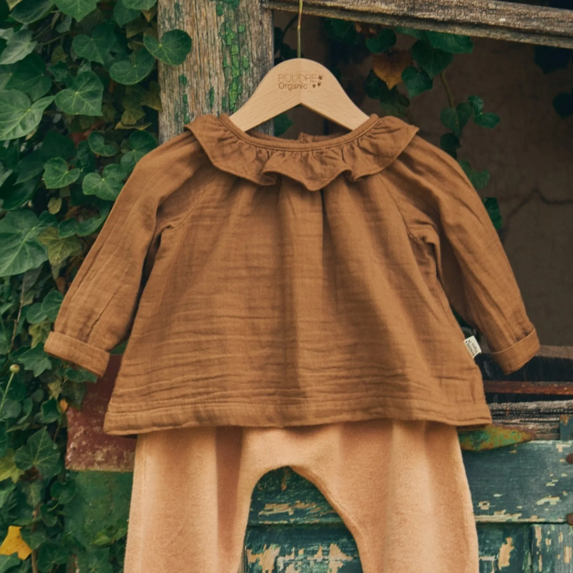 Poudre Organic Blouses & Chemises | BLOUSE CHARME Toffee