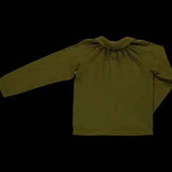 Poudre Organic Blouses & Chemises | Blouses & Chemises | BLOUSE FLEUR Fir Green FirGreen