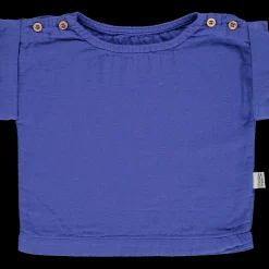 Poudre Organic Blouses & Chemises | BLOUSE LIN Dazzling Blue Dazzling-Blue