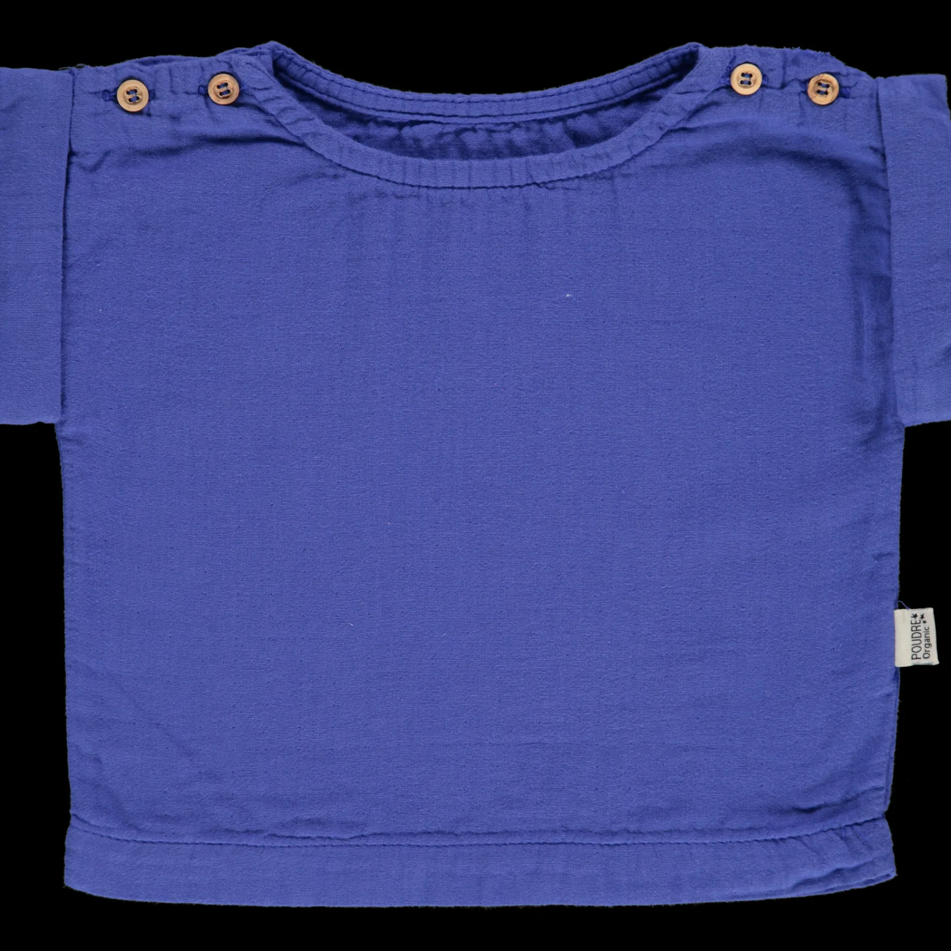 Poudre Organic Blouses & Chemises | BLOUSE LIN Dazzling Blue Dazzling-Blue