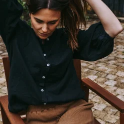 Poudre Organic Blouses & Chemises | BLOUSE ONAGRE Pirate Black PirateBlack