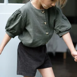 Poudre Organic Blouses & Chemises | BLOUSE POIRE Forest Green ForestGreen