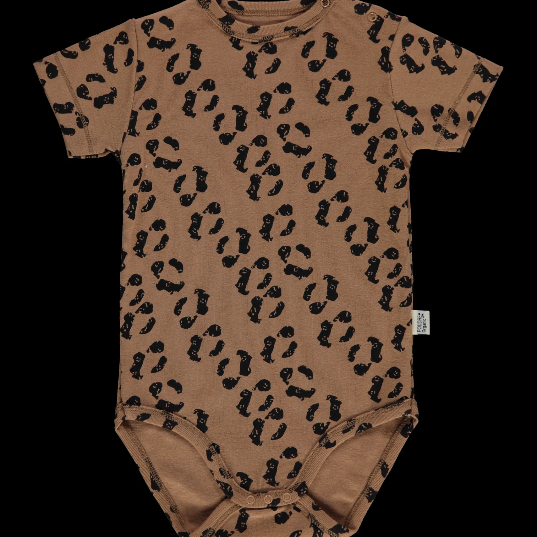 Poudre Organic Bodies | BODY ALOES MANCHES COURTES Léopard Leopard