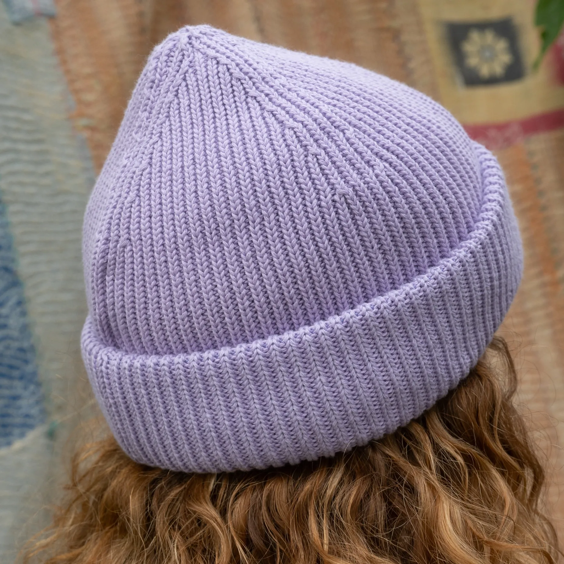 Poudre Organic Bonnets | BONNET BEANIE ADULTE Lavender