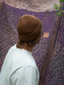 Poudre Organic Bonnets | BONNET BEANIE ADULTE Noisette