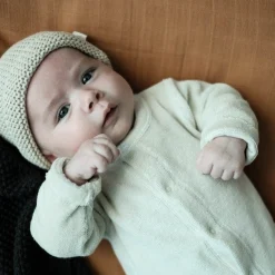 Poudre Organic Béguins, Bonnets Et Chapeaux | BONNET TRÈFLE Almond Milk AlmondMilk