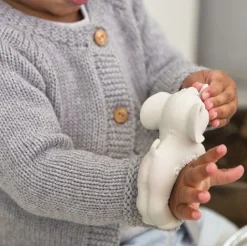 Poudre Organic Peluches & Jouets | BRACELET DE DENTITION ELEPHANT • OLI & CAROL