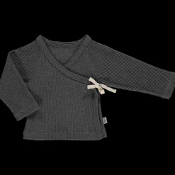 Poudre Organic Cardigans | CACHE COEUR CROCUS CÔTELÉ Anthracite