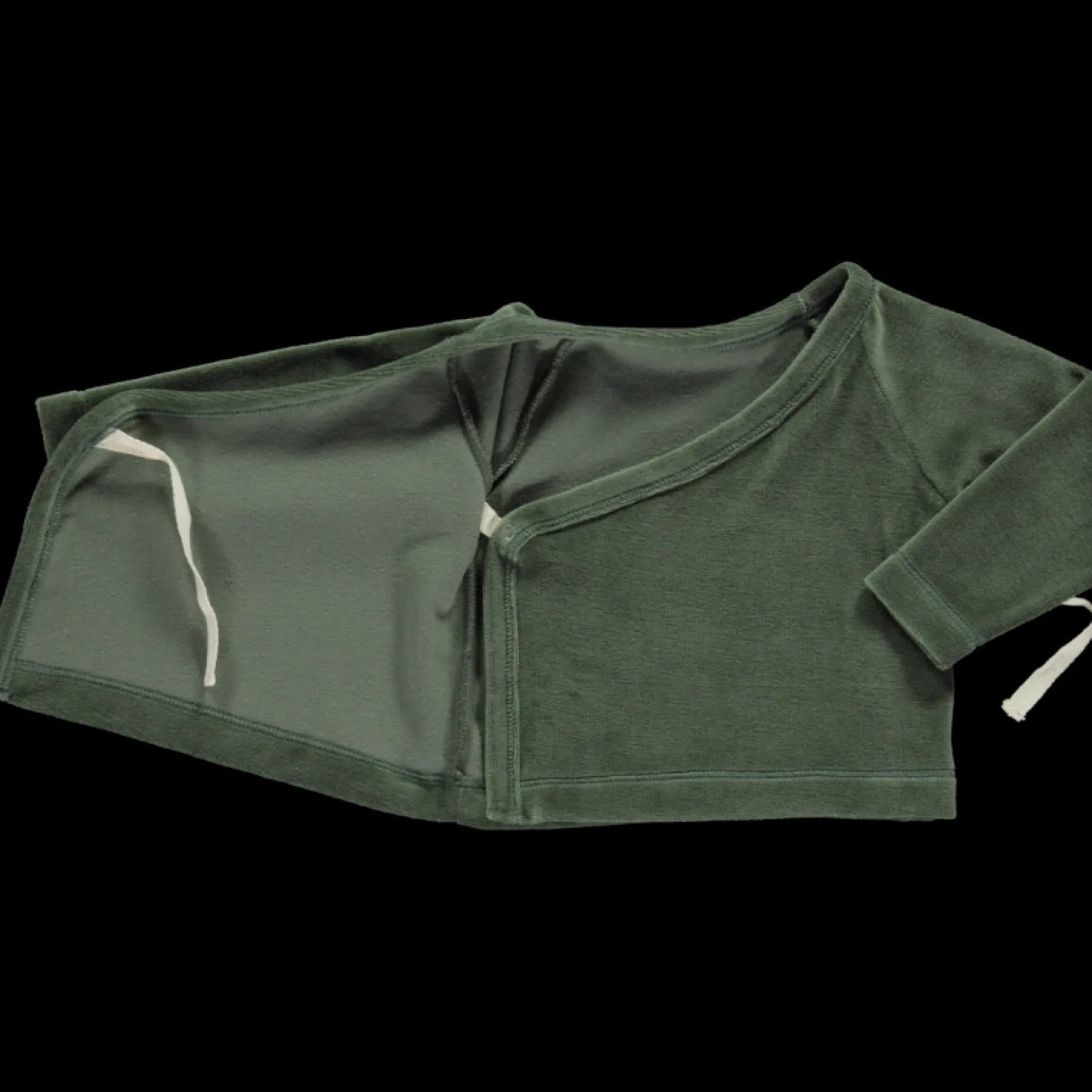 Poudre Organic Cardigans | CACHE COEUR CROCUS VELOURS Forest Green ForestGreen