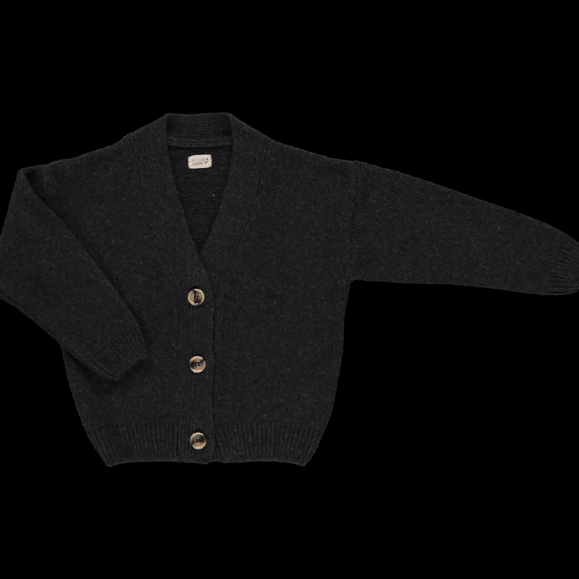 Poudre Organic Cardigans | Cardigans | CARDIGAN ACACIA Anthracite