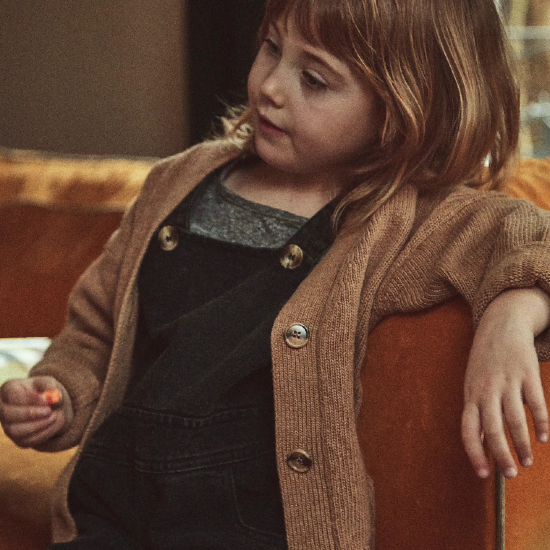 Poudre Organic Cardigans | Cardigans | CARDIGAN ACACIA Camel