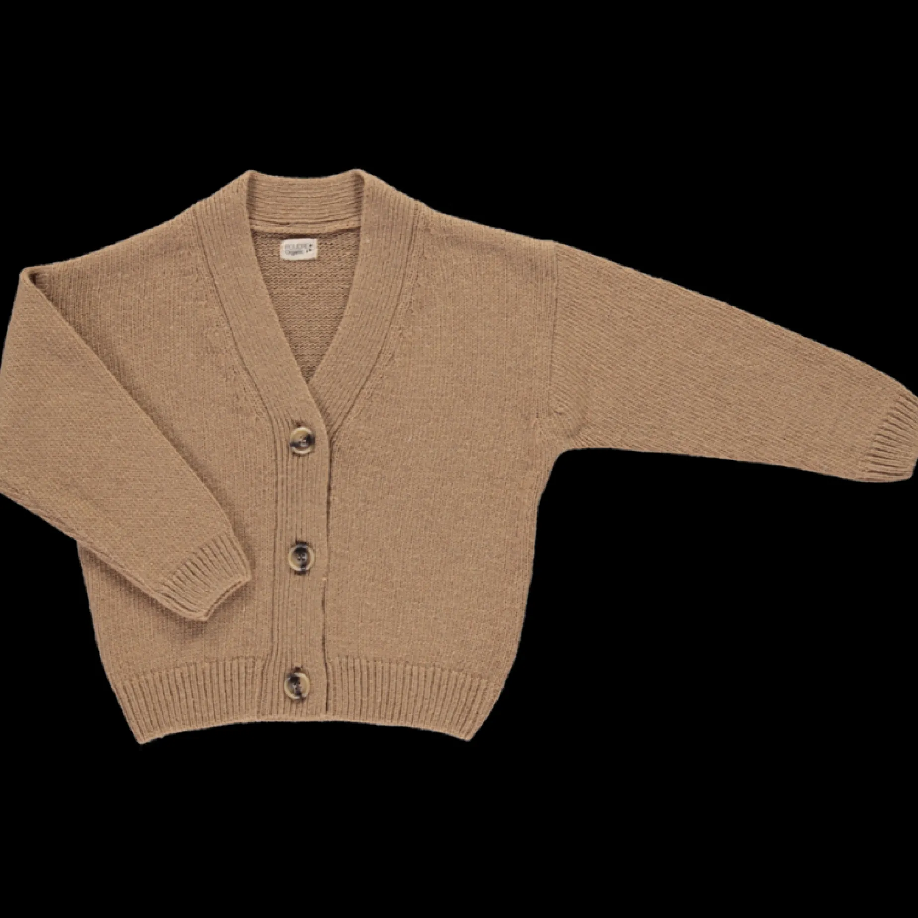 Poudre Organic Cardigans | Cardigans | CARDIGAN ACACIA Camel