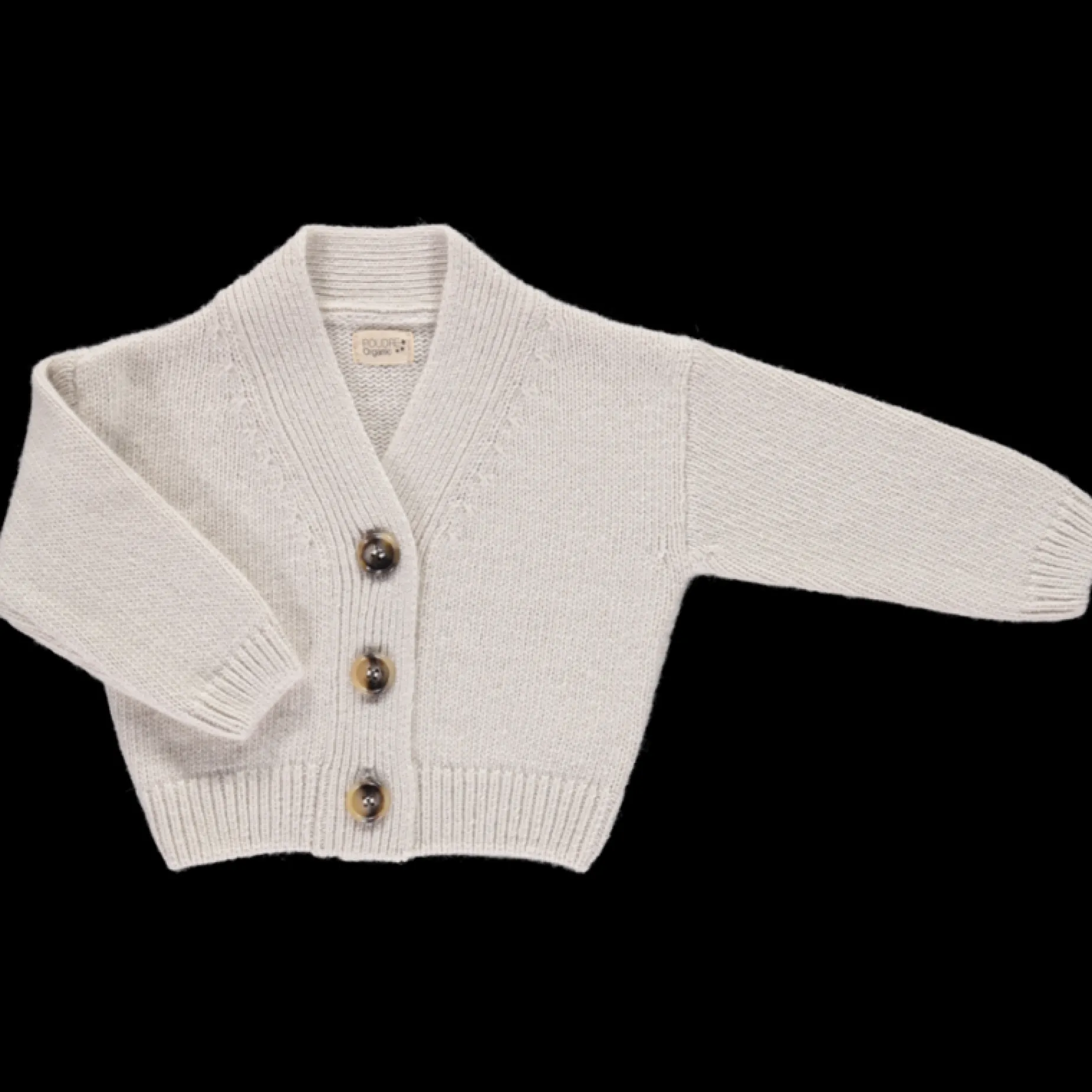 Poudre Organic Cardigans | Cardigans | CARDIGAN ACACIA Écru