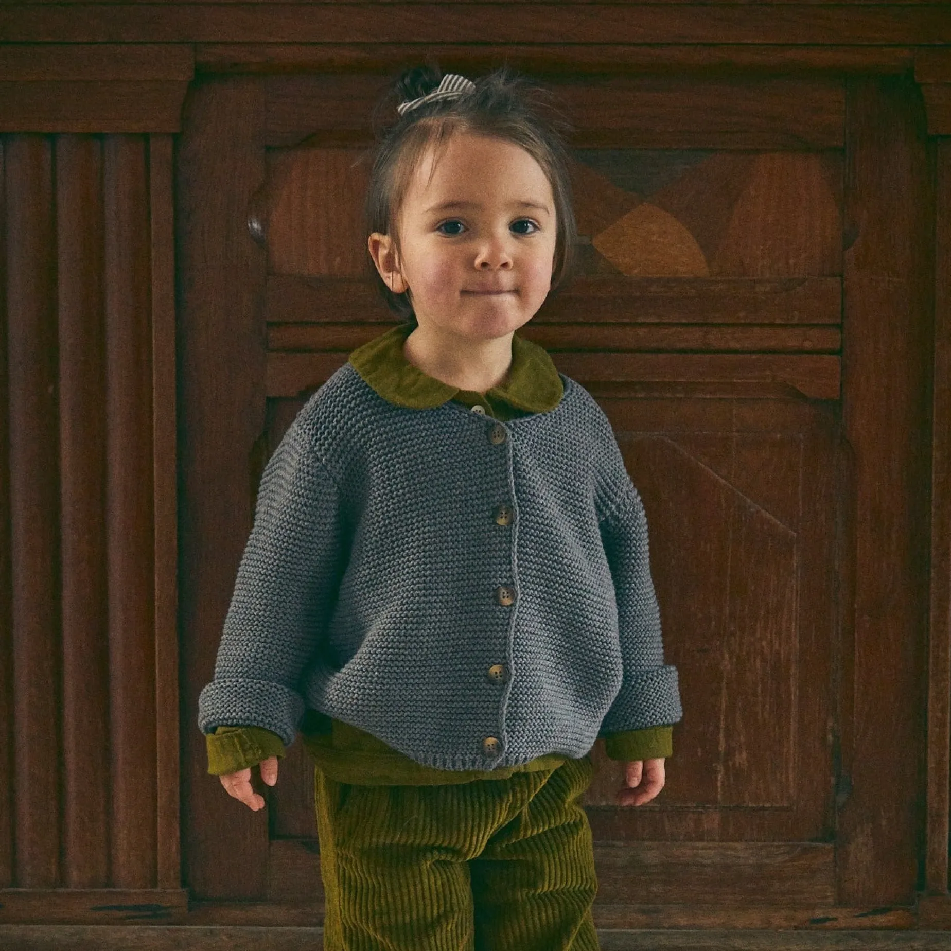 Poudre Organic Cardigans | Trousseaux De Naissance & Packs | CARDIGAN ASTER Anthracite