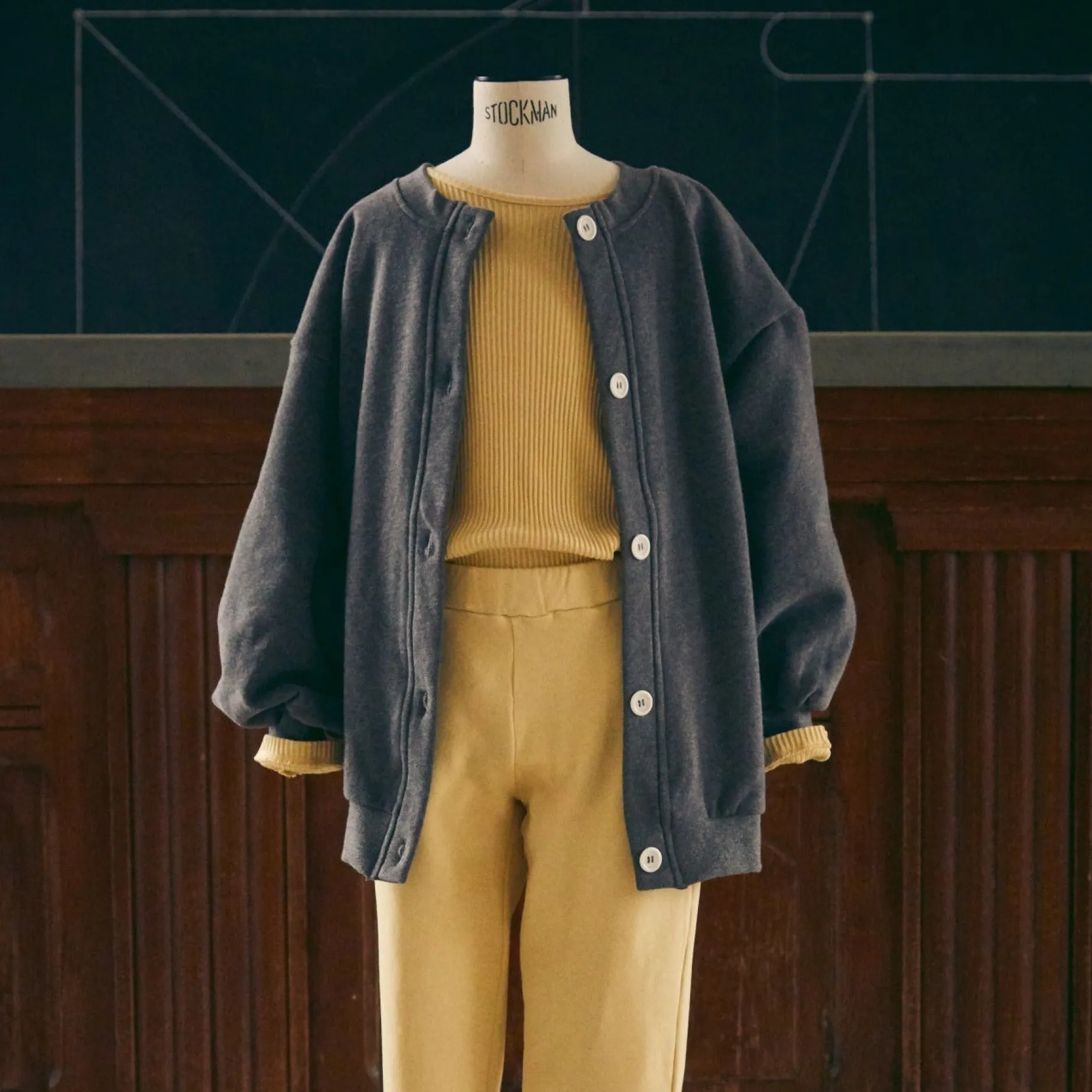 Poudre Organic Cardigans | CARDIGAN BRUNELLE Anthracite