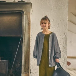 Poudre Organic Cardigans | CARDIGAN BRUNELLE Anthracite