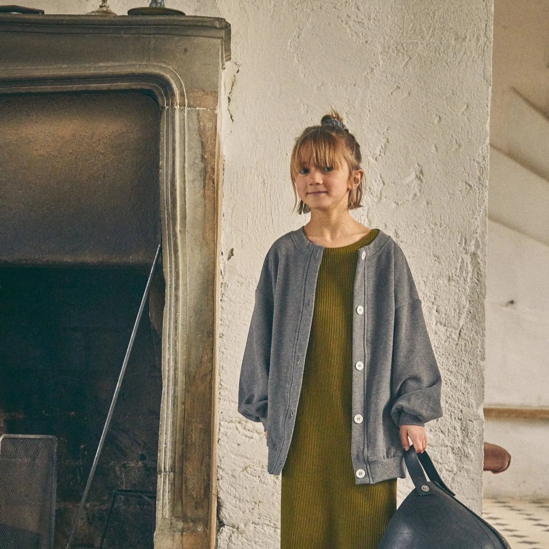 Poudre Organic Cardigans | CARDIGAN BRUNELLE Anthracite