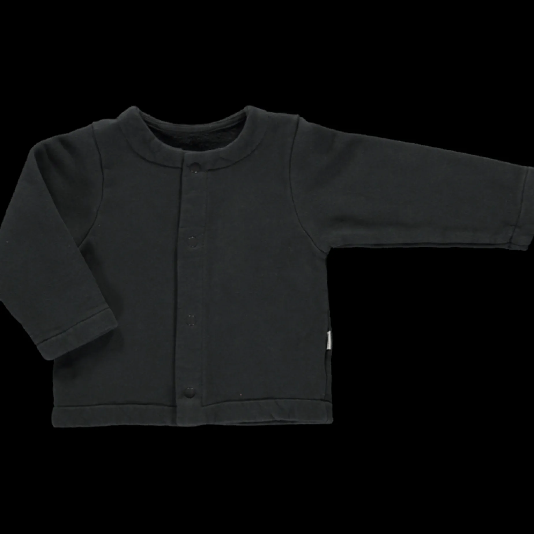 Poudre Organic Cardigans | Cardigans | CARDIGAN CAMOMILLE Pirate Black PirateBlack