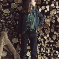 Poudre Organic Cardigans | Cardigans | CARDIGAN CAMOMILLE Pirate Black PirateBlack