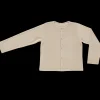 Poudre Organic Cardigans | Cardigans | CARDIGAN CAMOMILLE VELOURS Biscotti