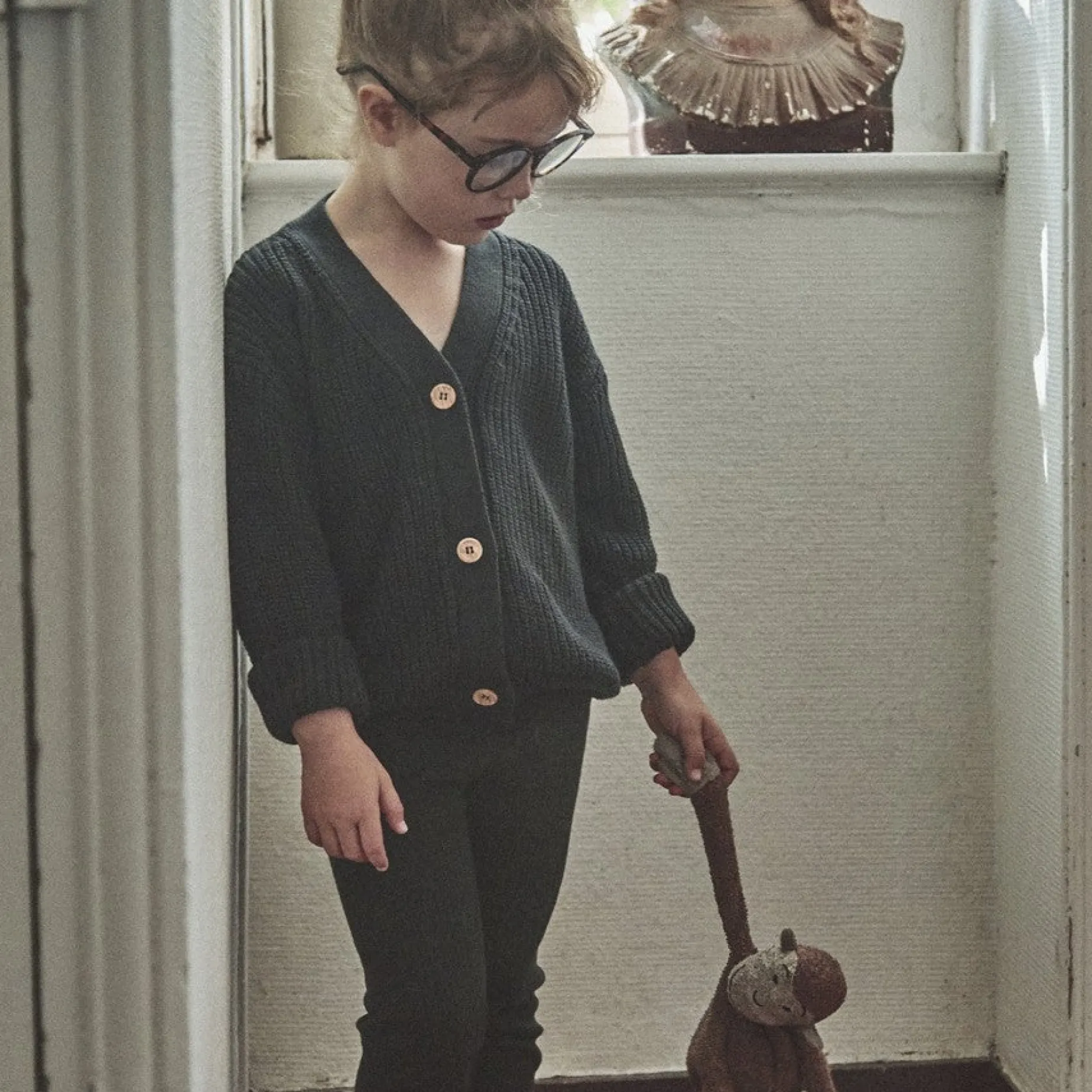 Poudre Organic Cardigans | Cardigans | CARDIGAN MATÉ Charbon