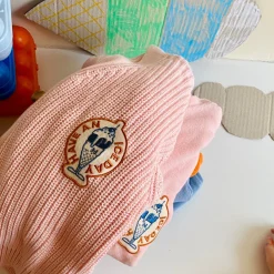 Poudre Organic Cardigans | Cardigans | CARDIGAN MATÉ ICE-CREAM Rose Pastel Ice-creamRosePastel