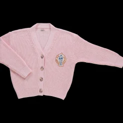 Poudre Organic Cardigans | Cardigans | CARDIGAN MATÉ ICE-CREAM Rose Pastel Ice-creamRosePastel