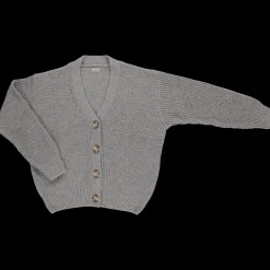 Poudre Organic Cardigans | CARDIGAN MATÉ LAINE ADULTE Gris