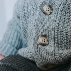 Poudre Organic Cardigans | Cardigans | CARDIGAN MATÉ LAINE Gris