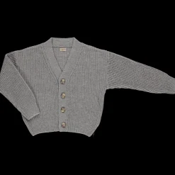 Poudre Organic Cardigans | Cardigans | CARDIGAN MATÉ LAINE Gris