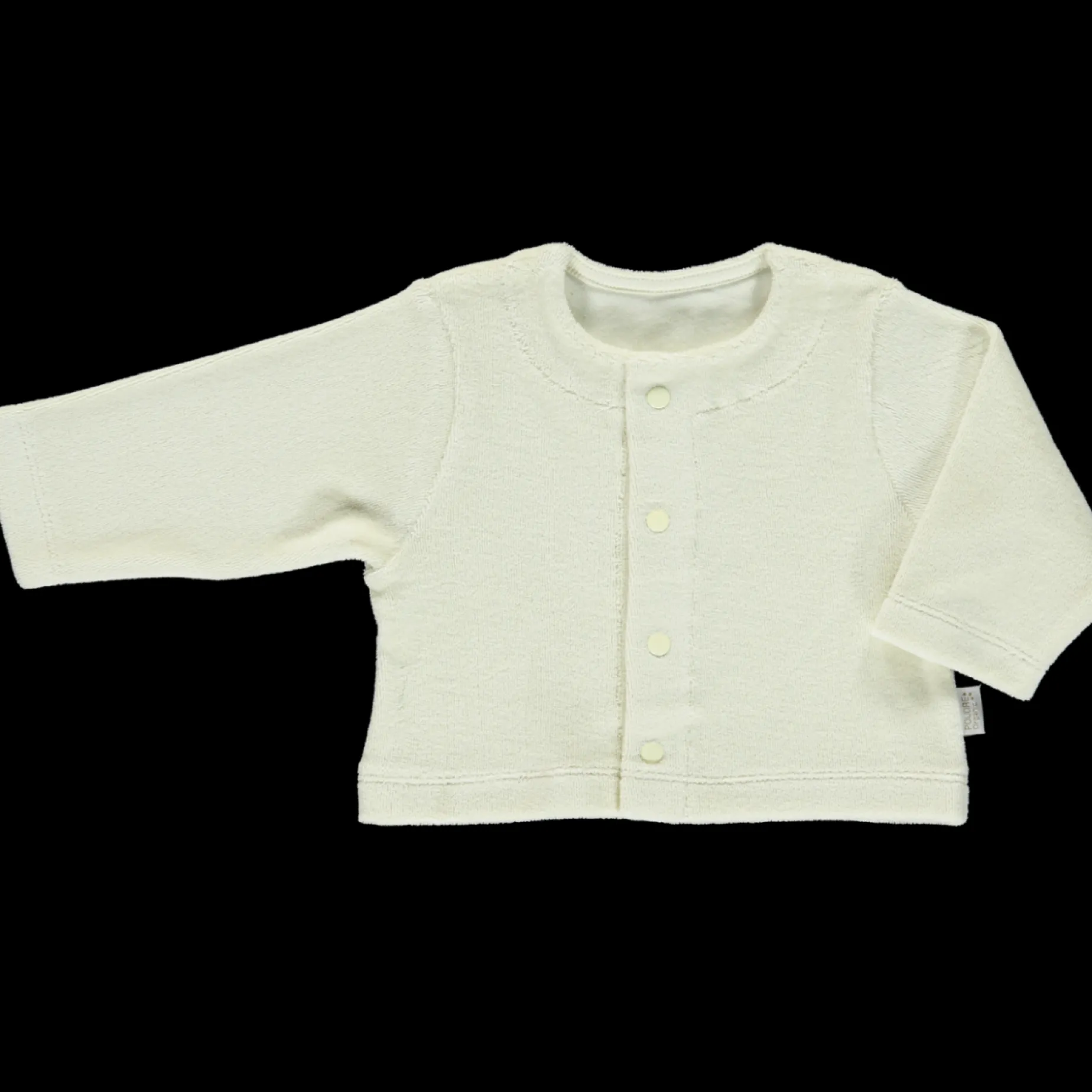 Poudre Organic Cardigans | CARDIGAN MELISSE ÉPONGE Almond Milk AlmondMilk