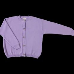 Poudre Organic Cardigans | CARDIGAN PÉTALE ADULTE Lavender