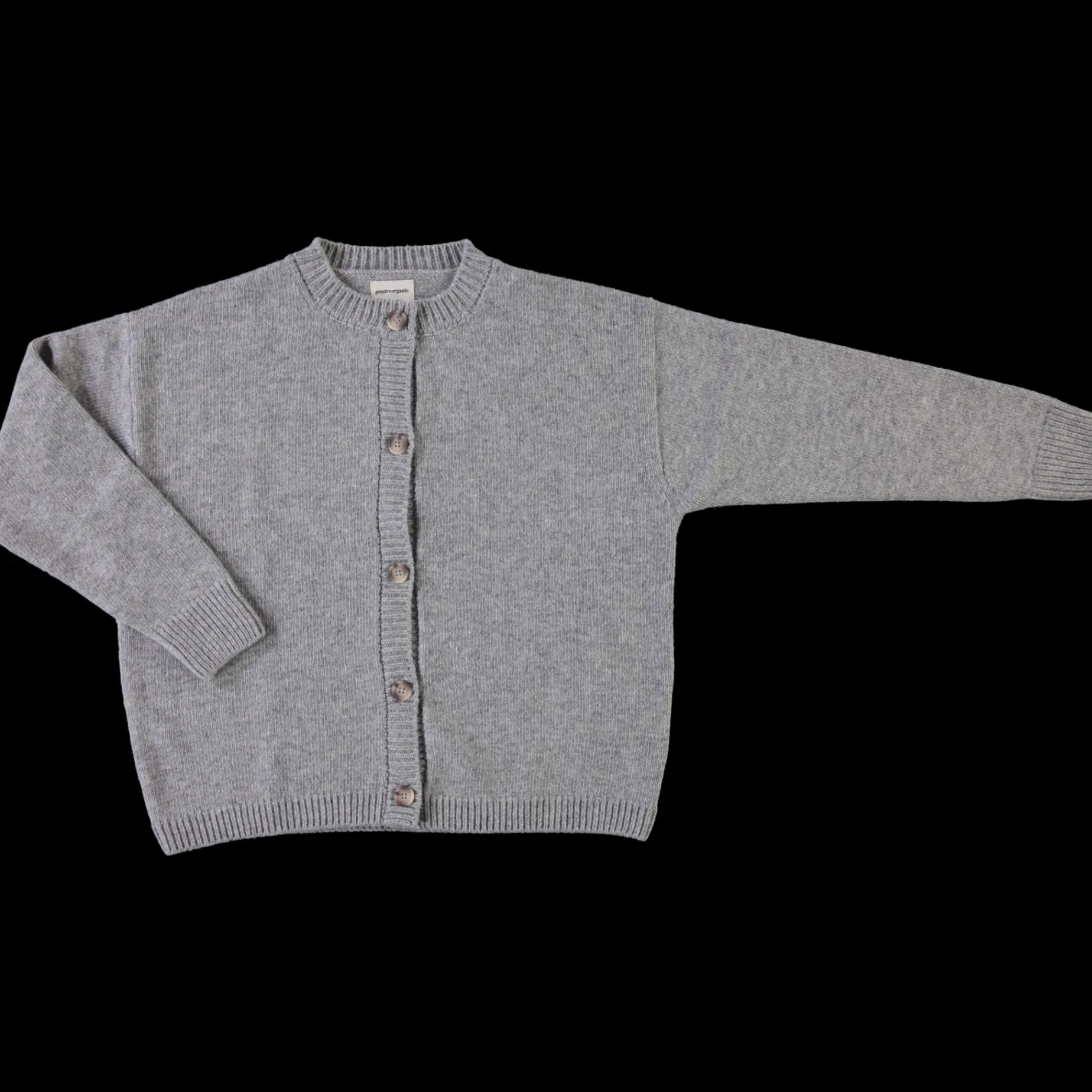 Poudre Organic Cardigans | CARDIGAN PÉTALE LAINE ADULTE Mist