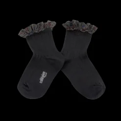 Poudre Organic Chaussettes & Collants | Chaussettes & Collants | CHAUSSETTES CHARLOTTE À DENTELLES LIBERTY Pierre de Volvic PierredeVolvic