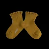 Poudre Organic Chaussettes & Collants | Chaussettes & Collants | CHAUSSETTES LILI À DENTELLES Moutarde