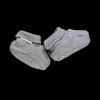 Poudre Organic Chaussons | CHAUSSONS WAKAME CÔTELÉ Gris Clair Chiné GrisClairChiné