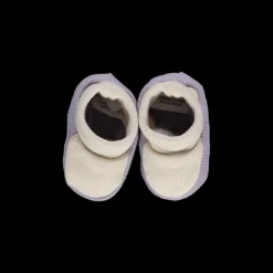 Poudre Organic Chaussons | CHAUSSONS WAKAME Rayures Lavender RayuresLavender