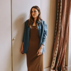 Poudre Organic Chemises & Surchemises | CHEMISE CAMISA Denim Blue Denim-Blue