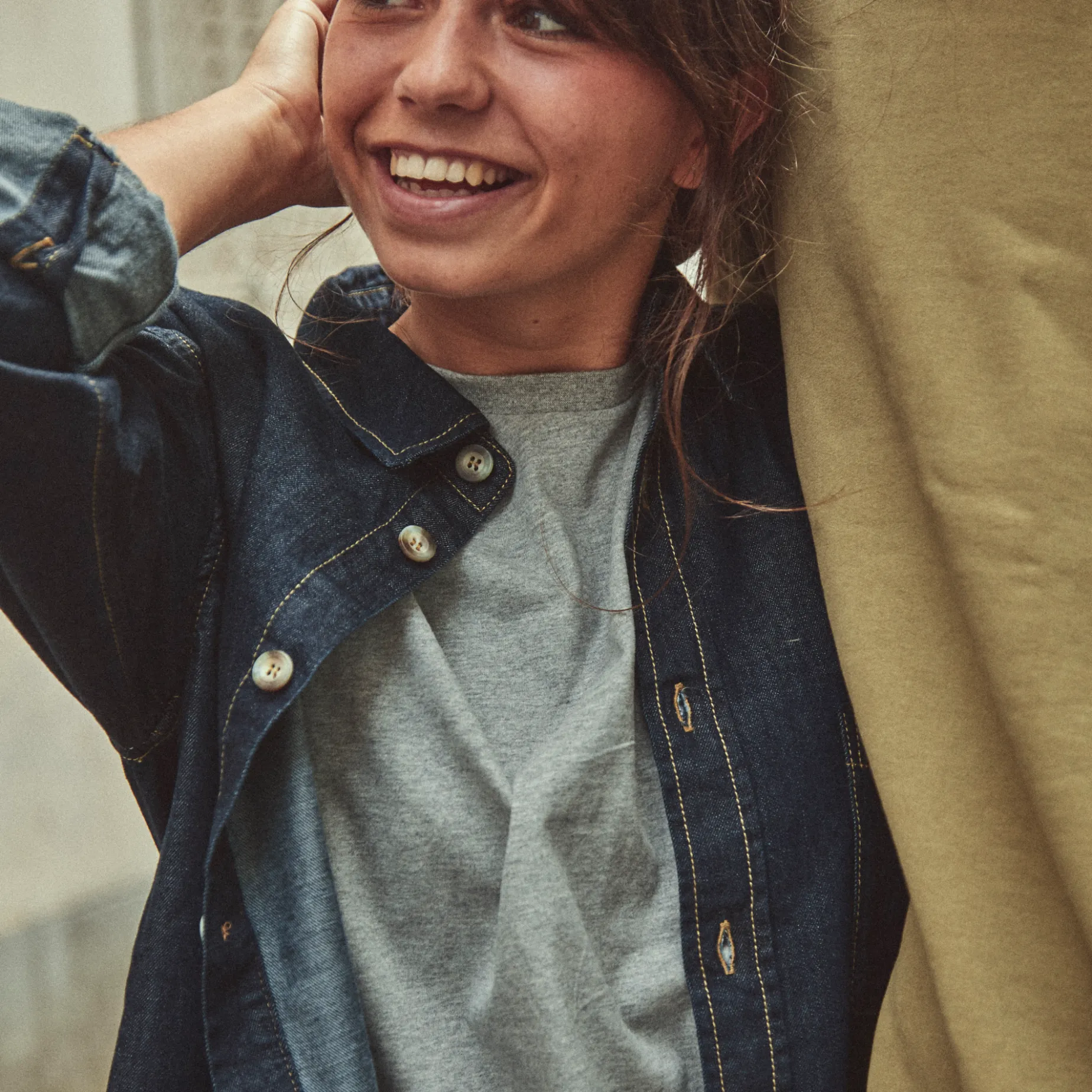Poudre Organic Chemises & Surchemises | CHEMISE CAMISA Denim Dark Blue Denim-Dark-Blue