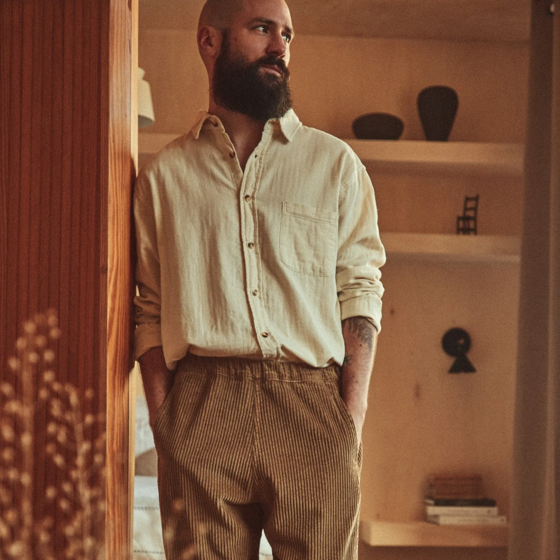 Poudre Organic Chemises & Surchemises | CHEMISE CAMISA GAZE Almond Milk AlmondMilk
